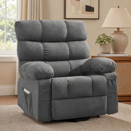 JMYMRY Power Lift Recliner Chair for Elderly with Massage and Heating,USB Charging Port and 4 Storage Pockets for Living Room