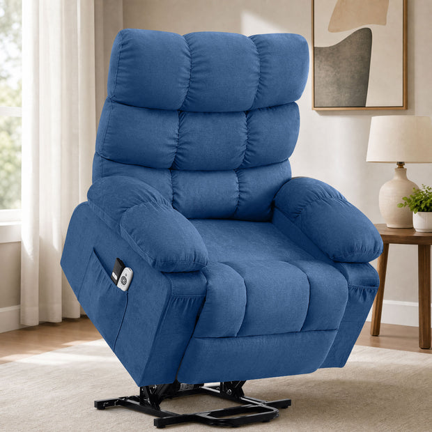 JMYMRY Power Lift Recliner Chair for Elderly with Massage and Heating,USB Charging Port and 4 Storage Pockets for Living Room